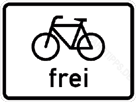 außer für Radfahrer